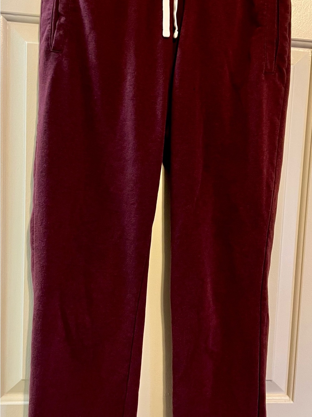 Old Navy Maroon Burgundy Fleece Lounge Sweatpants Joggers - Size M